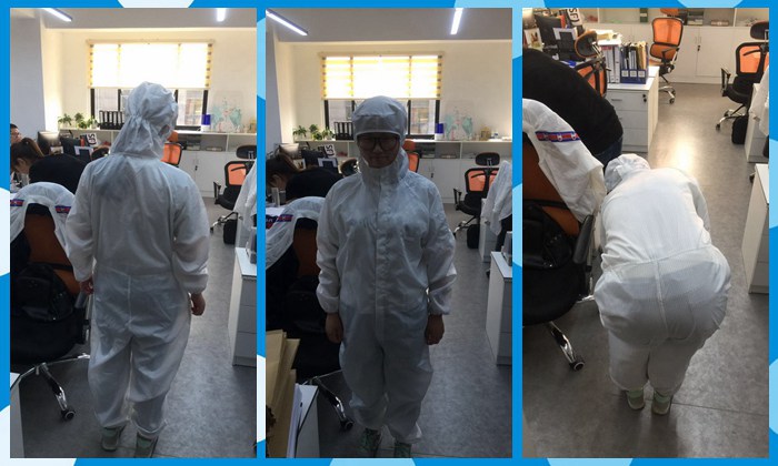 常規(guī)的防靜電無(wú)塵服